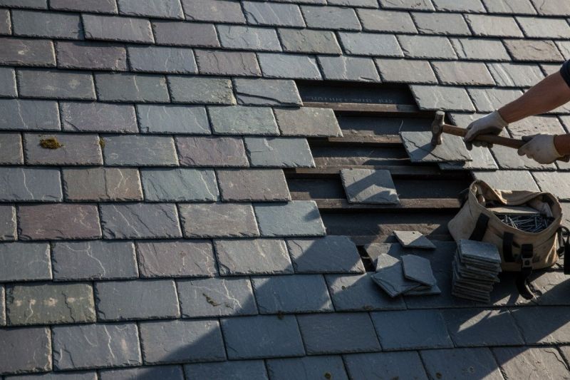 Outdoor Slate Tile Repair
