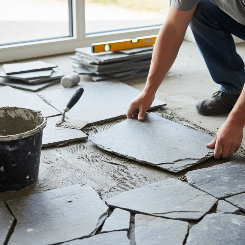 Stone Floor Installation in Kansas City, KS
