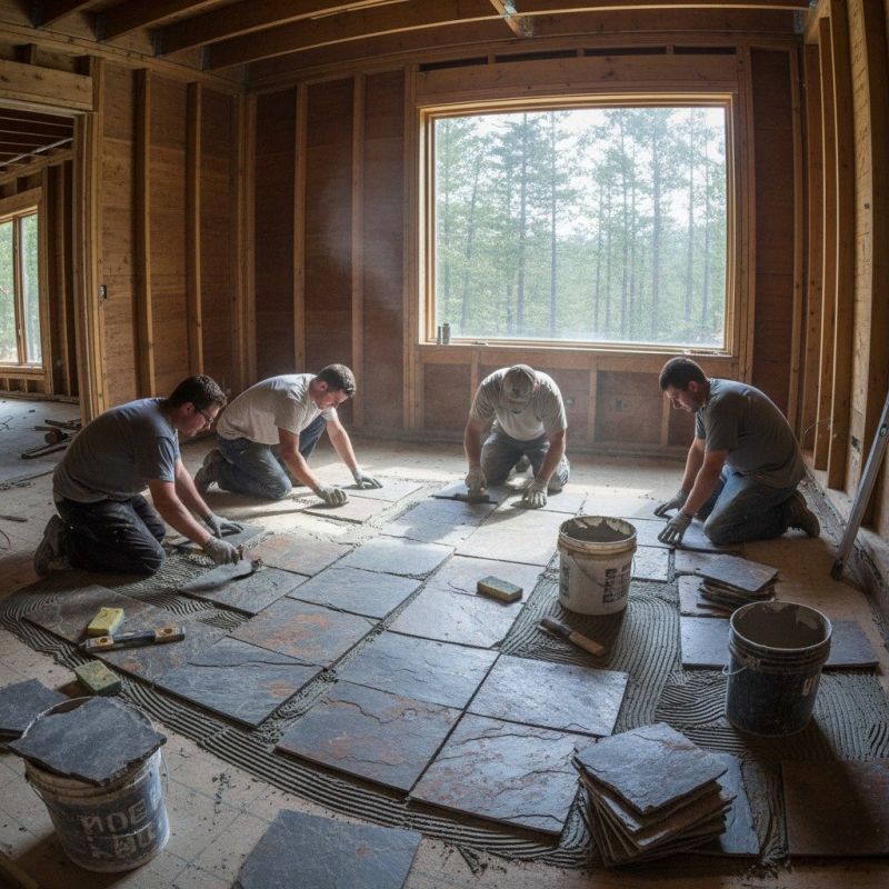 Stone Floor Installation in Wilmington, NC