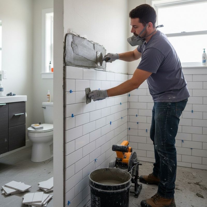 Tile Shower Floor Installation in Denver County, CO