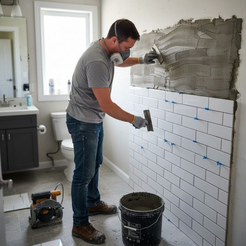 Tile Shower Floor Installation in Alpharetta, GA