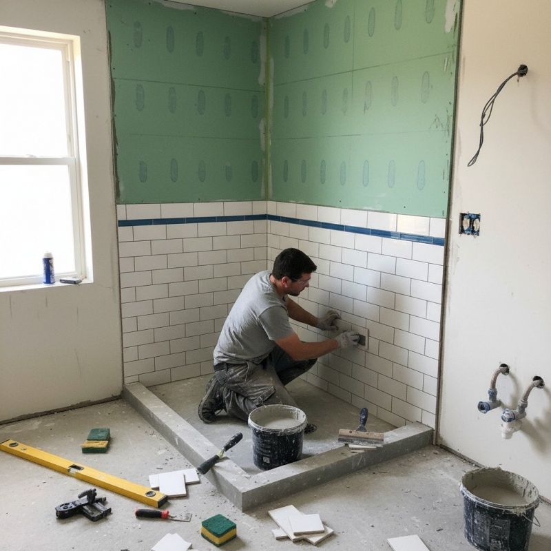 Tile Shower Installation in Conroe, TX