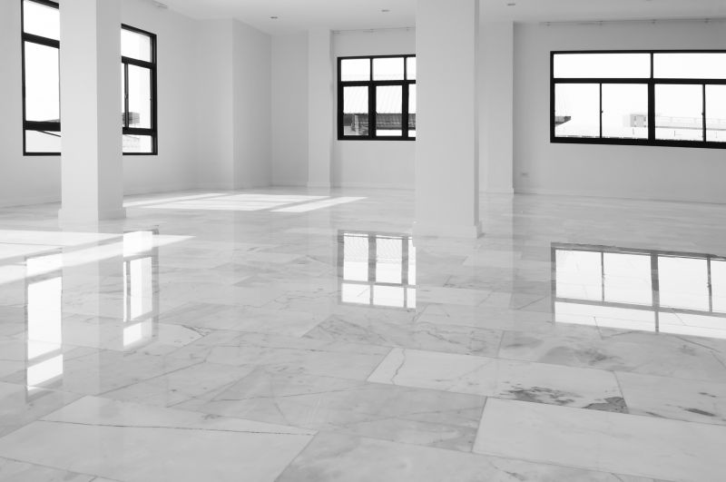 White Marble Tile Installation in Alpharetta, GA
